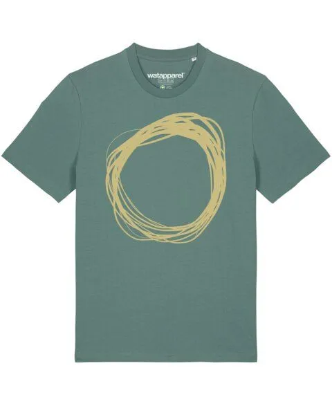 watapparel watapparel T-Shirt Unisex Kreis, Green bay, – Produktbild 1 von 3