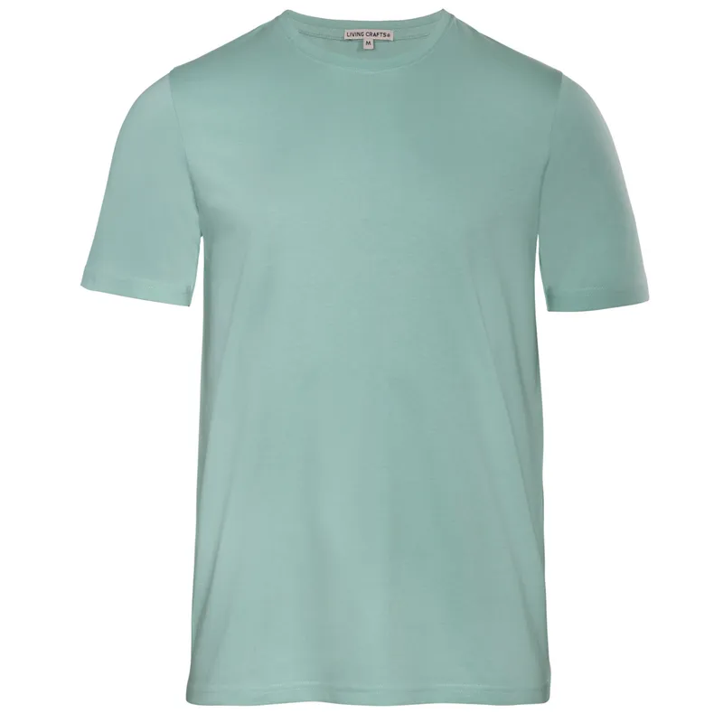 Living Crafts LIVING CRAFTS - Herren T-Shirt - Grün (100% Bio-Baumwolle), Nachhaltige Mode, Bio Bekleidung, Grün, – Produktbild 1 von 3