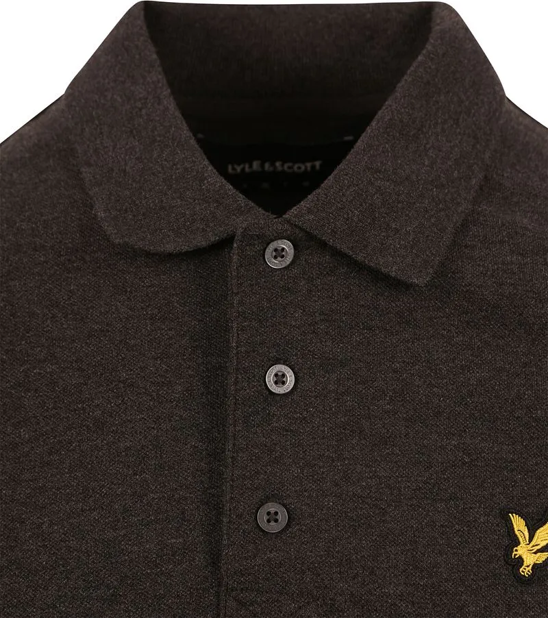 Lyle and Scott Lyle and Scott Poloshirt Charcoal - Größe XL, Grau, – Produktbild 3 von 4