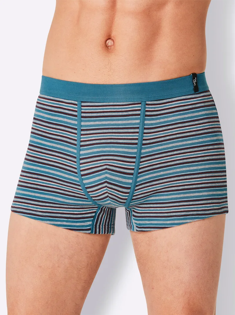wäschepur men Pants topas + dunkelblau + burgund, Topas + dunkelblau + burgund, – Produktbild 2 von 3