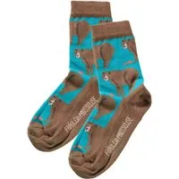 Fräulein Prusselise Kinder Socken Bär petrol Gr.27-30 – Produktbild 1 von 1