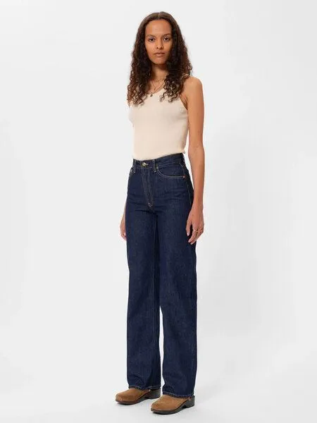Nudie Jeans Nudie Jeans Dame Jeans - Clean Eileen - aus Bio-Baumwolle, Classic blue (blau), – Produktbild 5 von 8