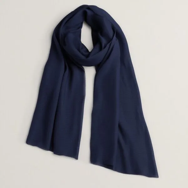 Good To Give Good To Give Leichter Sommer Schal – Umschlagtuch / Stola aus Kaschmir – Fair Trade – 200 × 100 cm, Blau, – Produktbild 3 von 4
