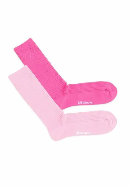 DillySocks DillySocks Socken „Premium Ribbed Collection“, Splash pink - piggy pink, – Produktbild 1 von 4