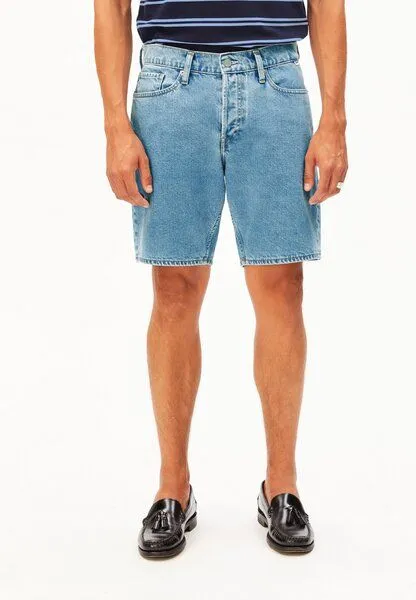 ARMEDANGELS ARMEDANGELS AARVO Herren Jeans-Shorts aus 100% recycelter Baumwolle, Blue, – Produktbild 1 von 4