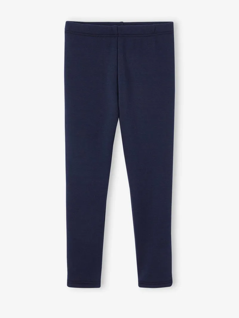 Vertbaudet Mädchen Thermo-Leggings mit Fleecefutter, Marine, – Produktbild 1 von 3