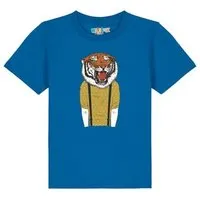 watabout kids watabout.kids T-Shirt Kinder Tiger Head, Royal blue, – Produktbild 1 von 1