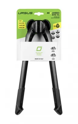 Ursus Ursus Zweibeinständer Zweibeinständer JUMBO EVO XL Aluminium H=330mm bis 29 schwarz – Produktbild 1 von 1