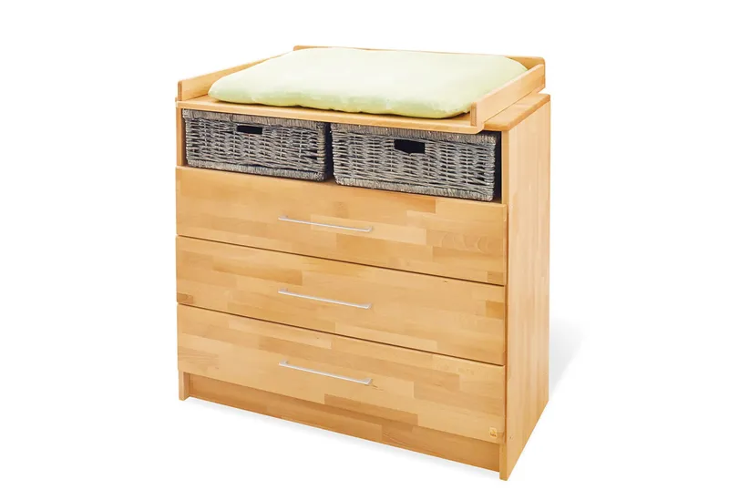 Pinolino Pinolino Jugendzimmer-Set „Natura” breit mit Hochbett, 3-tlg., Natur, – Produktbild 2 von 2