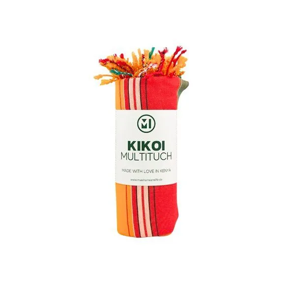 Maishameanslife Maishameanslife Kikoi Multituch Kenia - Baumwolle, Gelb, – Produktbild 1 von 2