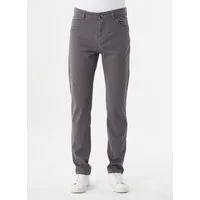 ORGANICATION ORGANICATION Five-Pocket-Hose aus Bio-Baumwolle, Shadow, – Produktbild 1 von 1