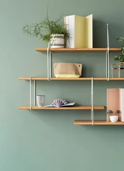 Hausen Hausen Wandregal LINK Trio shelf oak / white – Produktbild 1 von 1