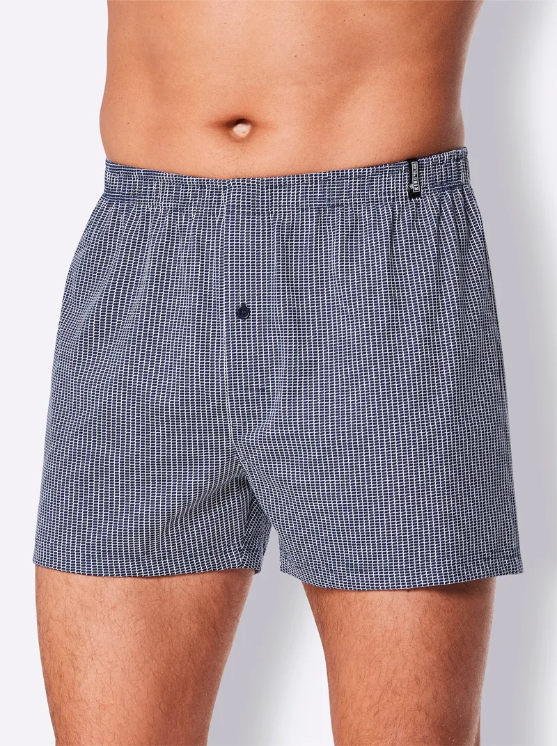 KINGsCLUB Boxershorts marine-bedruckt, Marine-bedruckt, – Produktbild 1 von 3