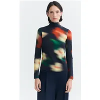 thinking mu Thinking MU Damen vegan Top Bloom Ellen Schwarz/Rot/Grün – Produktbild 1 von 1