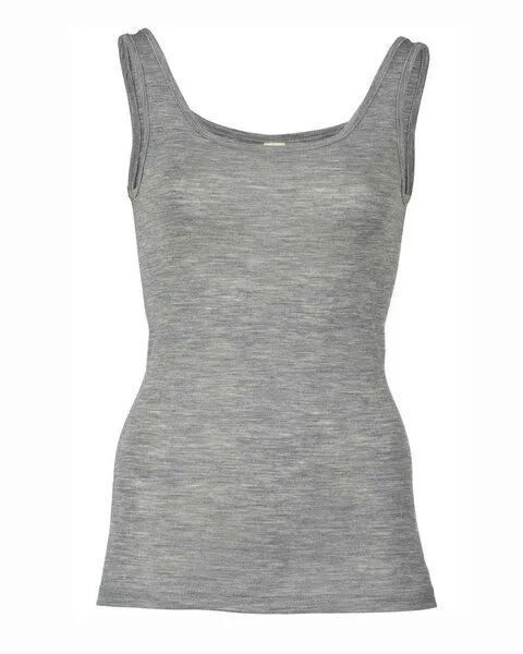 Engel Engel Natur Damen Top Trägershirt Schurwolle Seide, Marineblau, – Produktbild 3 von 4