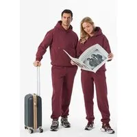 ORGANICATION ORGANICATION PARKERR | Essentials Travel Unisex Jogginghose aus Bio-Baumwolle & Recyceltem Polyester, Bordeaux, – Produktbild 1 von 1