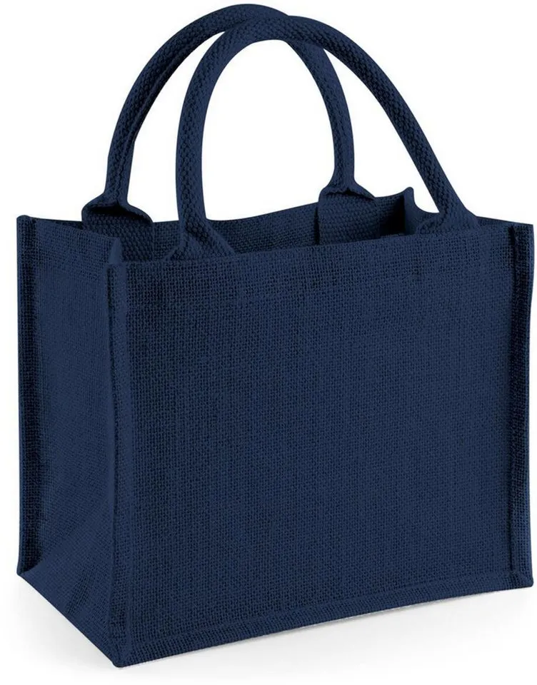Westford Mill Westford Mill Umhängetasche Jute Mini Gift Bag 26 x 22 x 14 cm, Navy/navy, – Produktbild 2 von 5