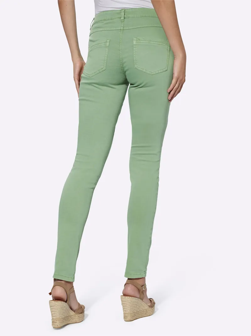 heine Skinny Jeans, Eucalyptus, – Produktbild 2 von 3