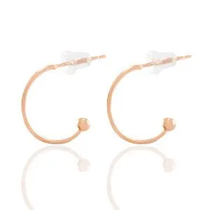 ELEKTROPULLI Creolen in 15mm von Elektropulli, Rosegold, – Produktbild 1 von 1