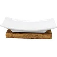Mitienda Shop Mitienda Shop Seifenablage aus Porzellan und Holz – Produktbild 1 von 1