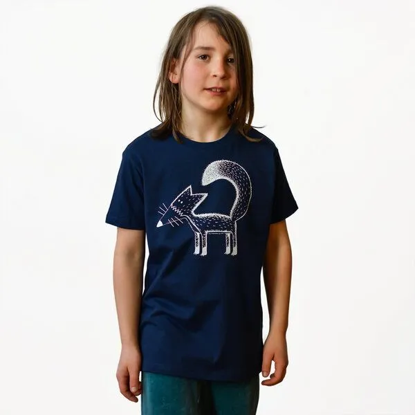 Cmig Cmig Kinder T-Shirt Franzi Fuchs, Navy (blau), – Produktbild 2 von 4