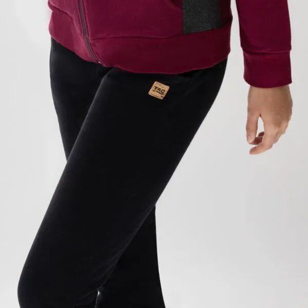 TAO Sportswear TAO Sportswear Warme Damen Jogginghose ELFI aus Bio-Baumwolle, Türkis, – Produktbild 4 von 8