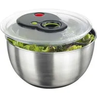 EMSA EMSA Salatschleuder "TURBOLINE" 4,5 l, edelstahl/schwarz – Produktbild 1 von 1