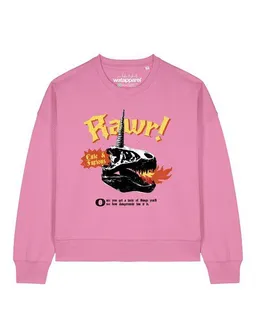 watapparel watapparel Sweatshirt Frauen Rawr – Produktbild 1 von 1