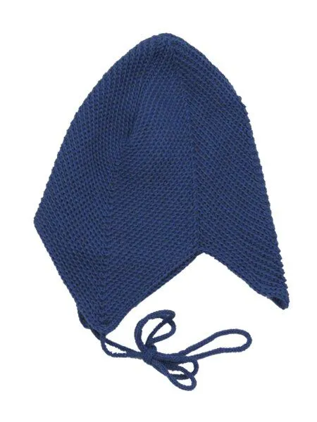 Reiff Reiff Gestrickte Baby Teufelsmütze mit Bindebändchen, Fels, – Produktbild 3 von 4