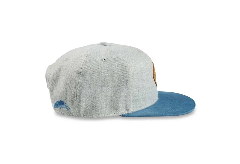 Soulbuddy Snapback Cap Basecap für Damen & Herren (auch als Kids Caps erhältlich, One Size, Unisex, Größenverstellbar), Blau|grau, – Produktbild 2 von 5