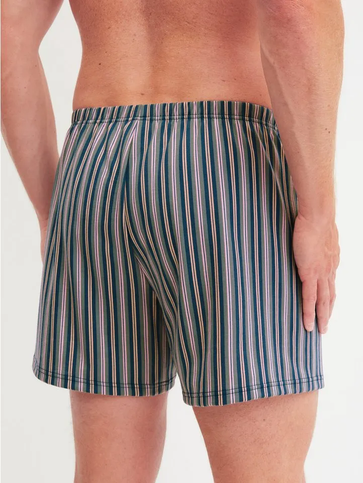 CALIDA CALIDA Boxershorts Prints ohne Eingriff, lockere Passform, in Single-Jersey Qualität, Lila, – Produktbild 3 von 5