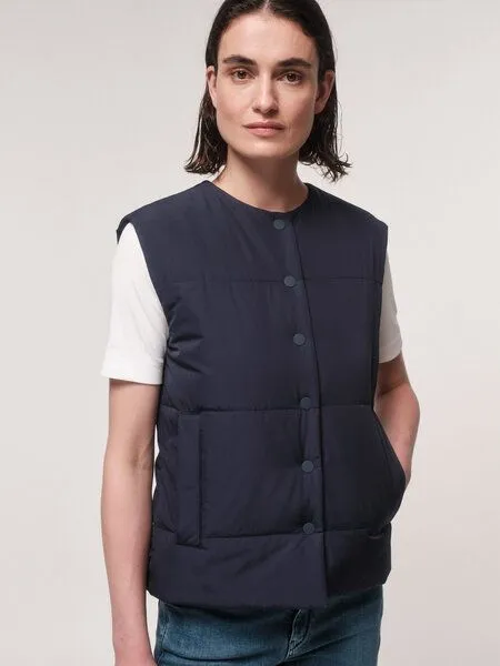 LANIUS LANIUS Leicht wattierte Weste aus recyceltem Polyester, Night blue, – Produktbild 2 von 4