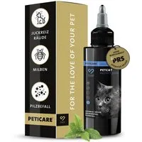 Peticare Peticare Anti-Parasiten Mittel für Katzen gegen Milben Flöhe Pilze 100 ml – Produktbild 1 von 1