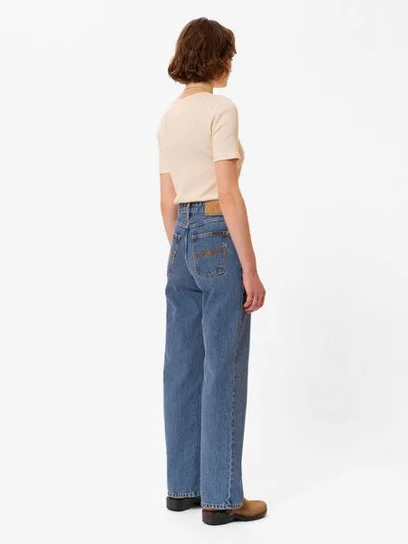 Nudie Jeans Nudie Jeans Wide Leg Jeans Clean Eileen - Casual Blue – Produktbild 3 von 4