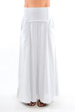 RAVENS VIEW IBIZA RAVENS VIEW IBIZA Damen vegan Hose Easy Skirt Weiß – Produktbild 1 von 1