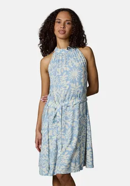 ragwear ragwear A-Linien-Kleid Angylee Print YOUMODO Leichtes Sommerkleid mit Bindegürtel – Produktbild 1 von 1