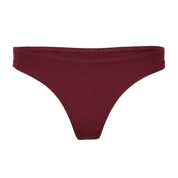 Frija Omina Frija Omina Bio-String Pur uni, Aubergine (rot), – Produktbild 1 von 4