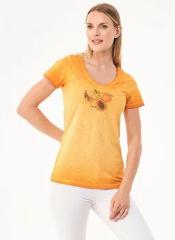 ORGANICATION ORGANICATION Cold Pigment Dyed T-Shirt aus Bio-Baumwolle mit Frucht-Print – Produktbild 1 von 1