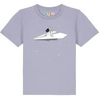watabout kids watabout.kids T-Shirt Kinder Fly me to the moon, Lavender, – Produktbild 1 von 1
