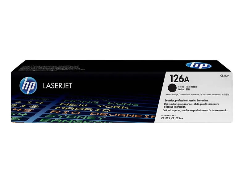Hewlett Packard hp Druckkassette CE310A schwarz – Produktbild 1 von 2