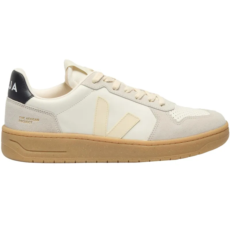 Veja Veja V-82 Leather, Pure calcaire / black, – Produktbild 1 von 2