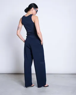 JAN N JUNE JAN N JUNE Damen vegan Hose Mit Weitem Bein Juny Nightfall – Produktbild 1 von 1