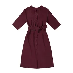 WiDDA WiDDA Damen vegan Shirt Dress Baya Wine Red – Produktbild 1 von 1