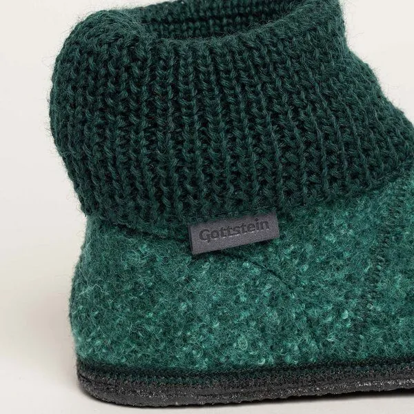 Gottstein Gottstein Hüttenschuhe Wool Venture High, Grün, – Produktbild 3 von 4