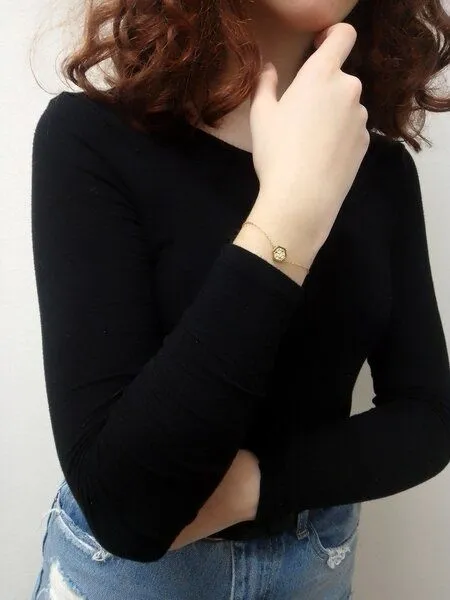 BeWooden BeWooden Armbänder mit Holzdetail - Motiv Hexagon, Virie, – Produktbild 3 von 4