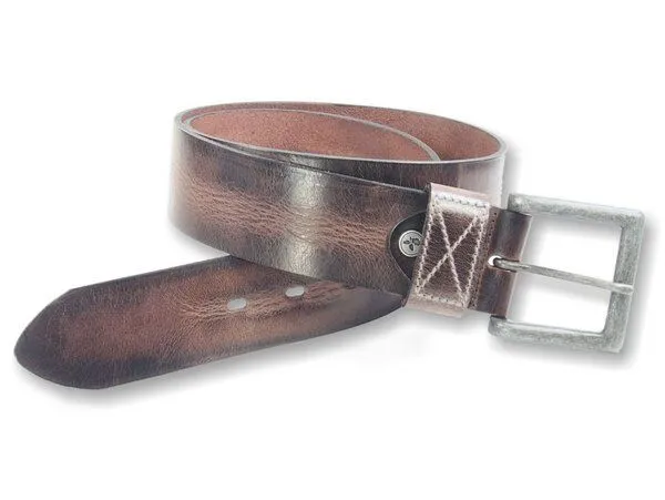 Greenbelts Greenbelts Herren Ledergürtel ROBIN, Grau, – Produktbild 6 von 6