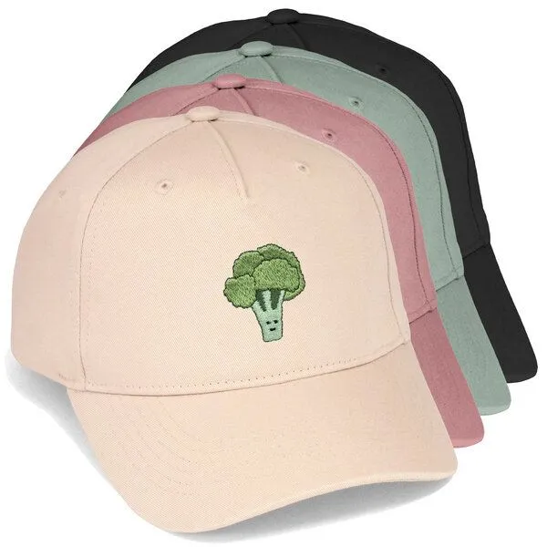 LIGARTI Bestickte Cap – Brokkoli – LIGARTI Tiermanufaktur, Sand, – Produktbild 2 von 4