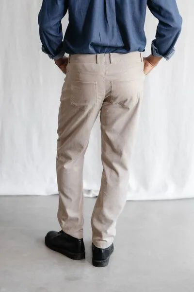 Jyoti - Fair Works Jyoti - Fair Works Bio-Baumwollcord Hose Prakrit, Beige, – Produktbild 4 von 4