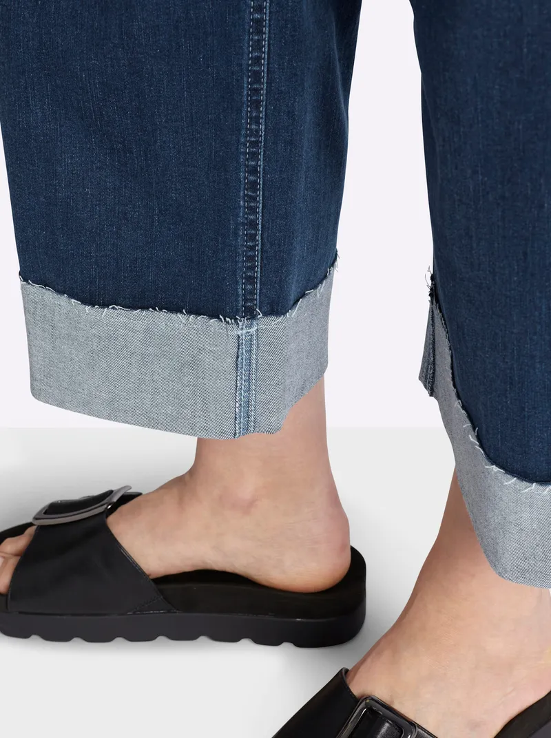 sheego 7/8-Jeans blue-stone-washed, Blue-stone-washed, – Produktbild 2 von 2
