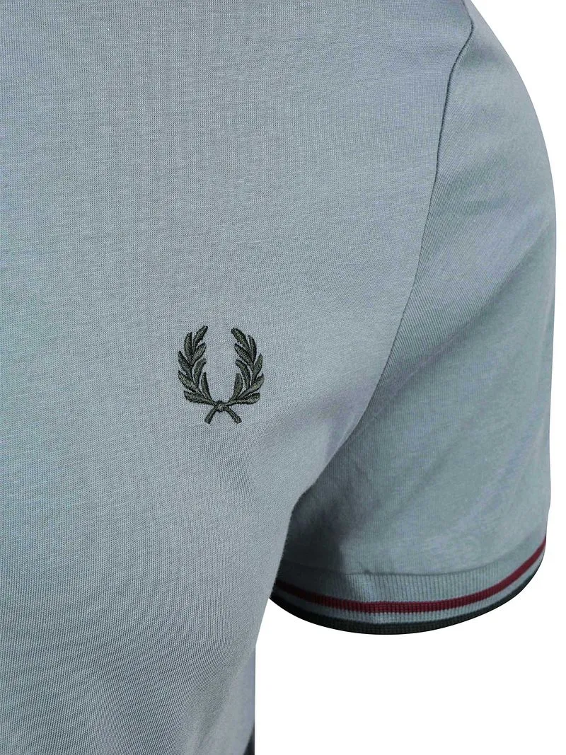 Fred Perry Fred Perry Twin Tipped T-Shirt Blau 98A - Größe XXL, Blau, – Produktbild 4 von 5